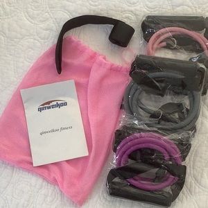 Resistance Exercise Bands with Handles. NWT